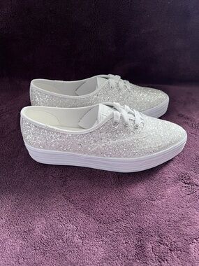 Keds Celebration Glitter Lace-Up Platform Sneakers